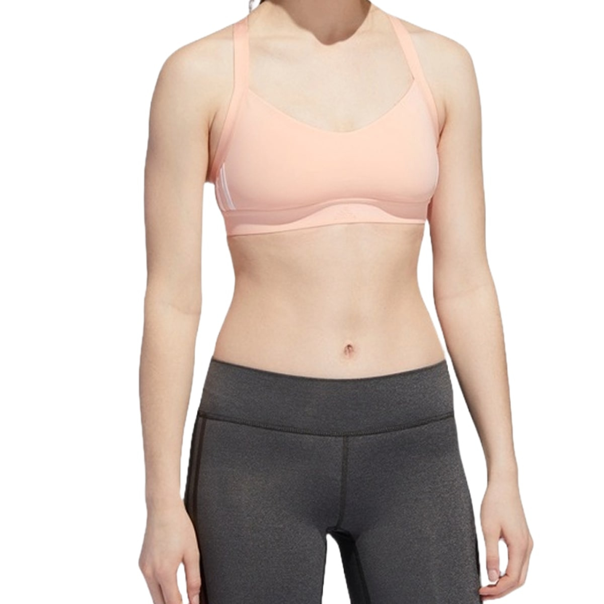(WMNS) adidas All Me 3-Stripe Bra 'Pink' EB3666 - 3