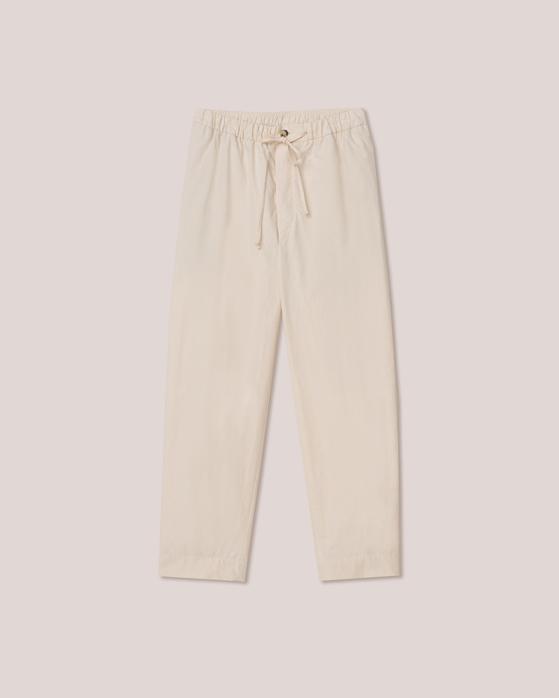 JAIN - Heavy poplin relaxed pants - Creme 1