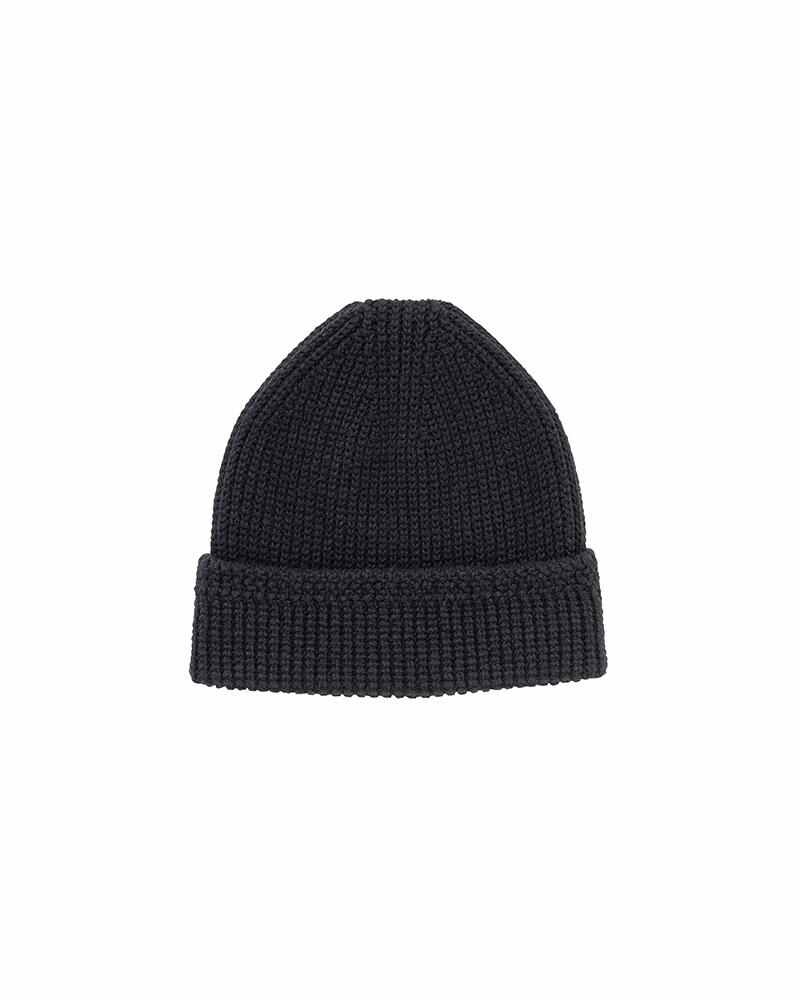 KNIT BEANIE (W/WS) BLACK - 2