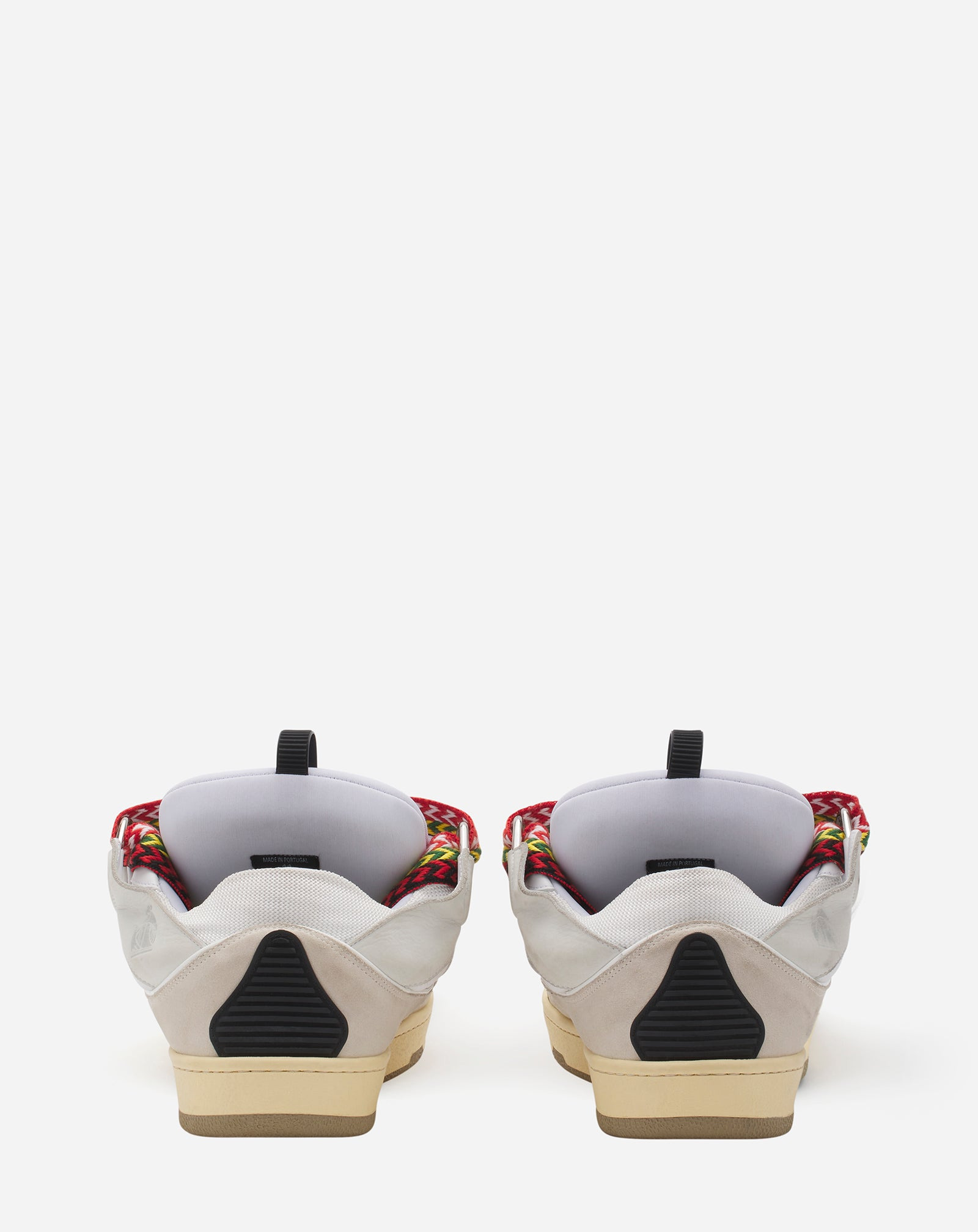 LEATHER CURB SNEAKERS - 4
