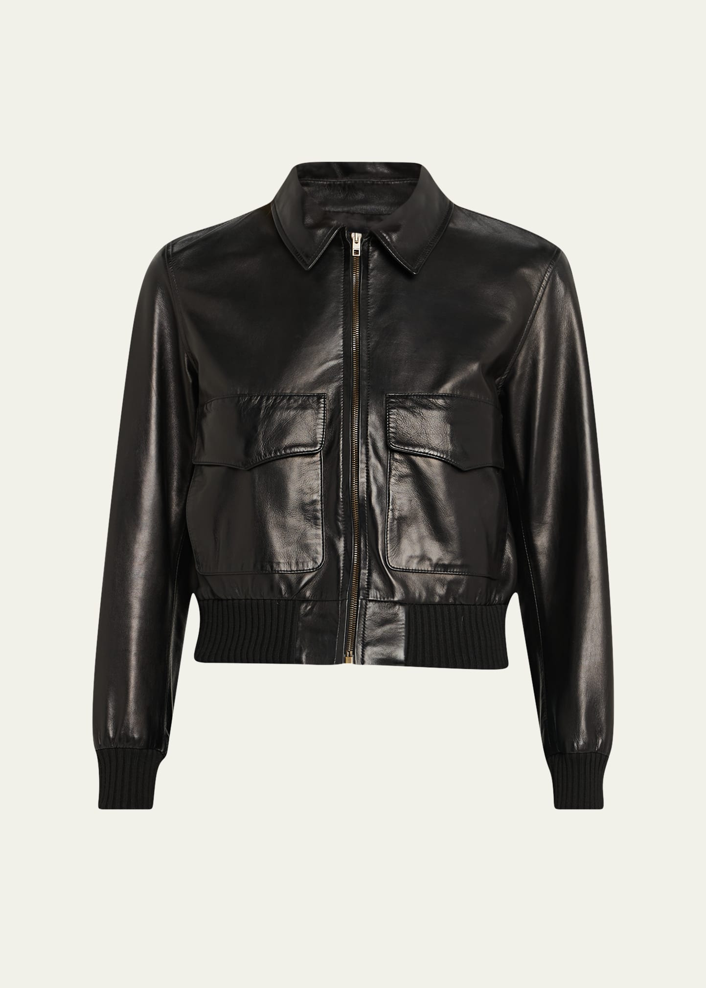 Redley Leather Bomber Jacket - 1