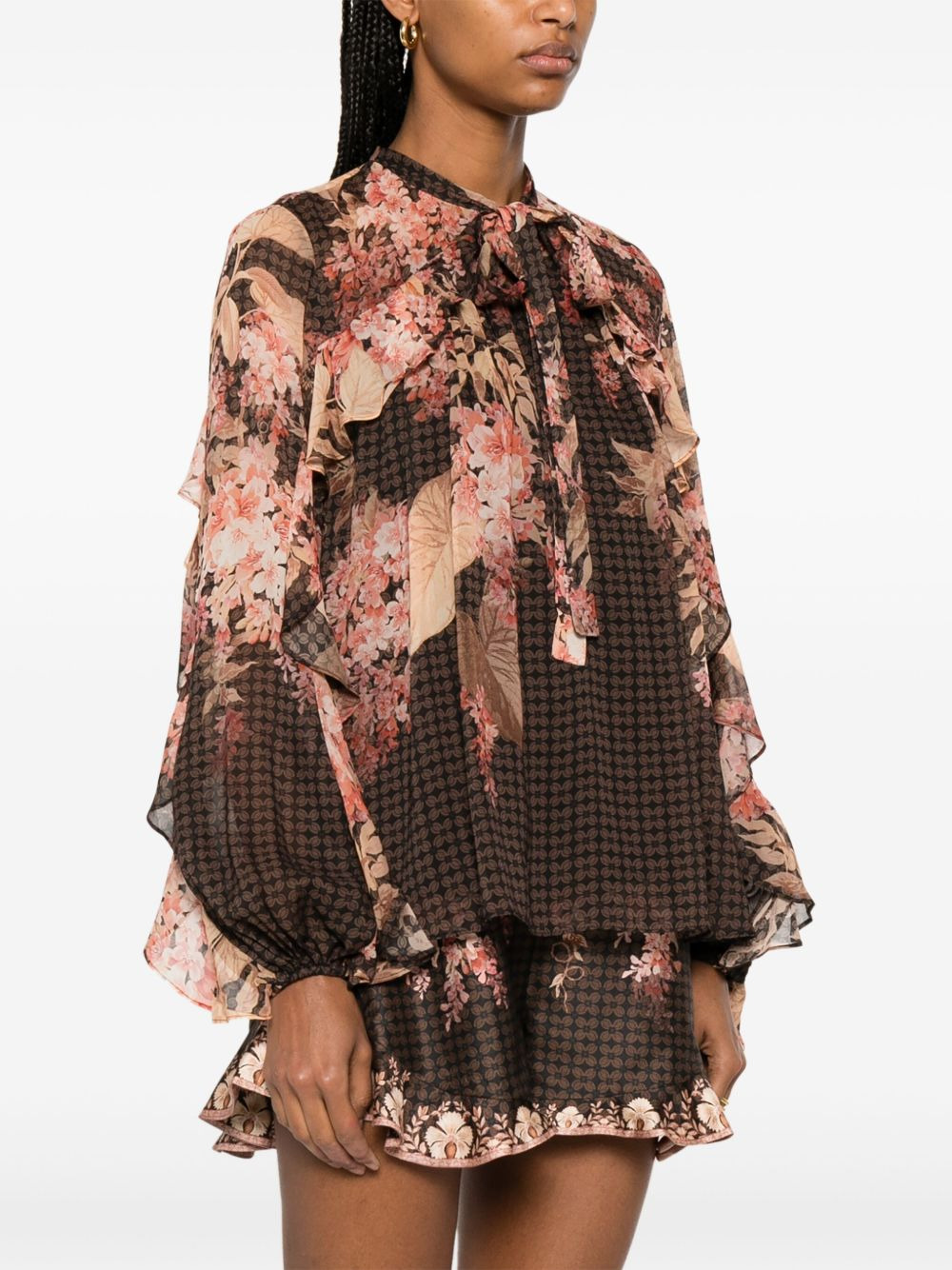 Zimmermann Printed Blouse - 4