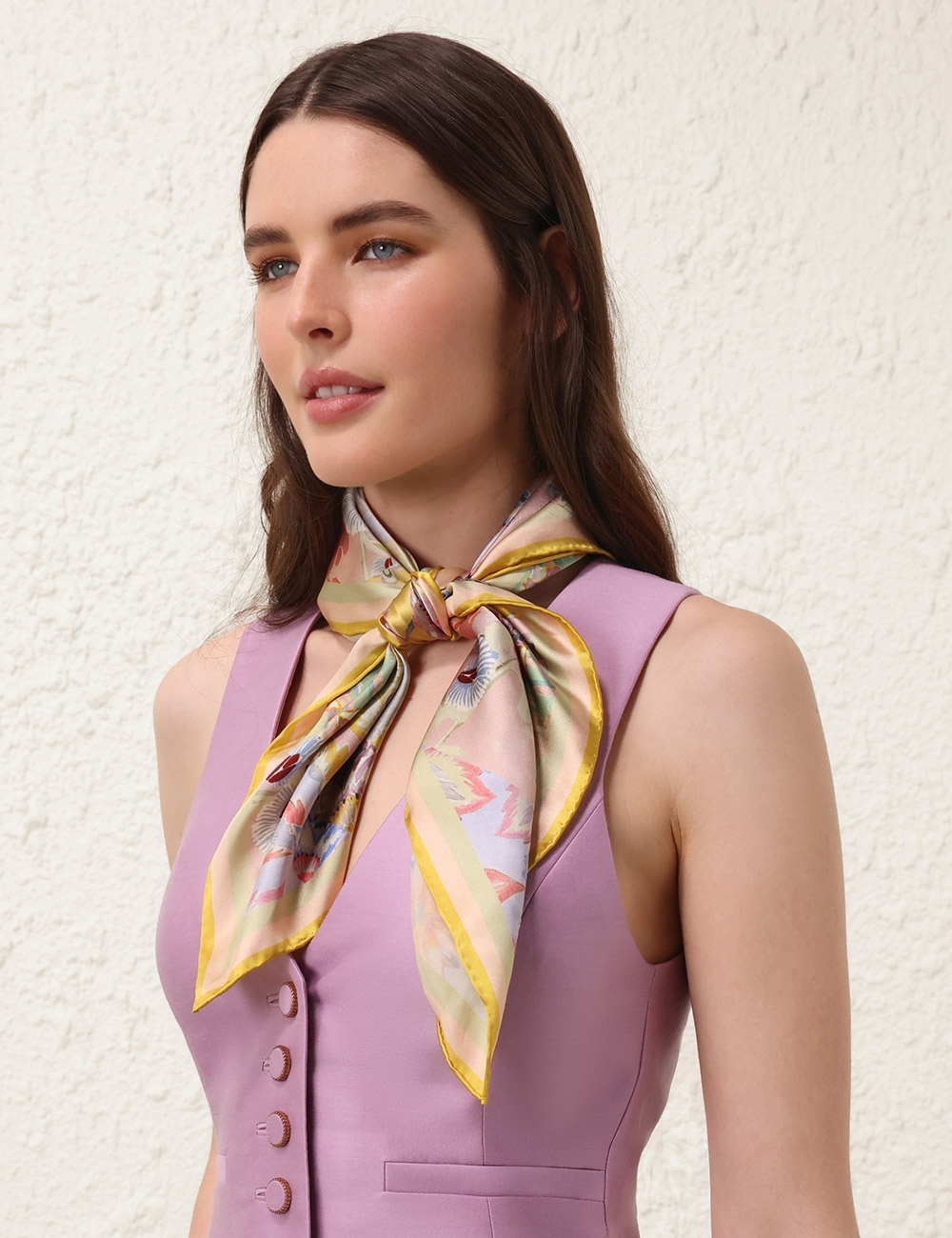PRINTED SILK SQUARE 70 - 2