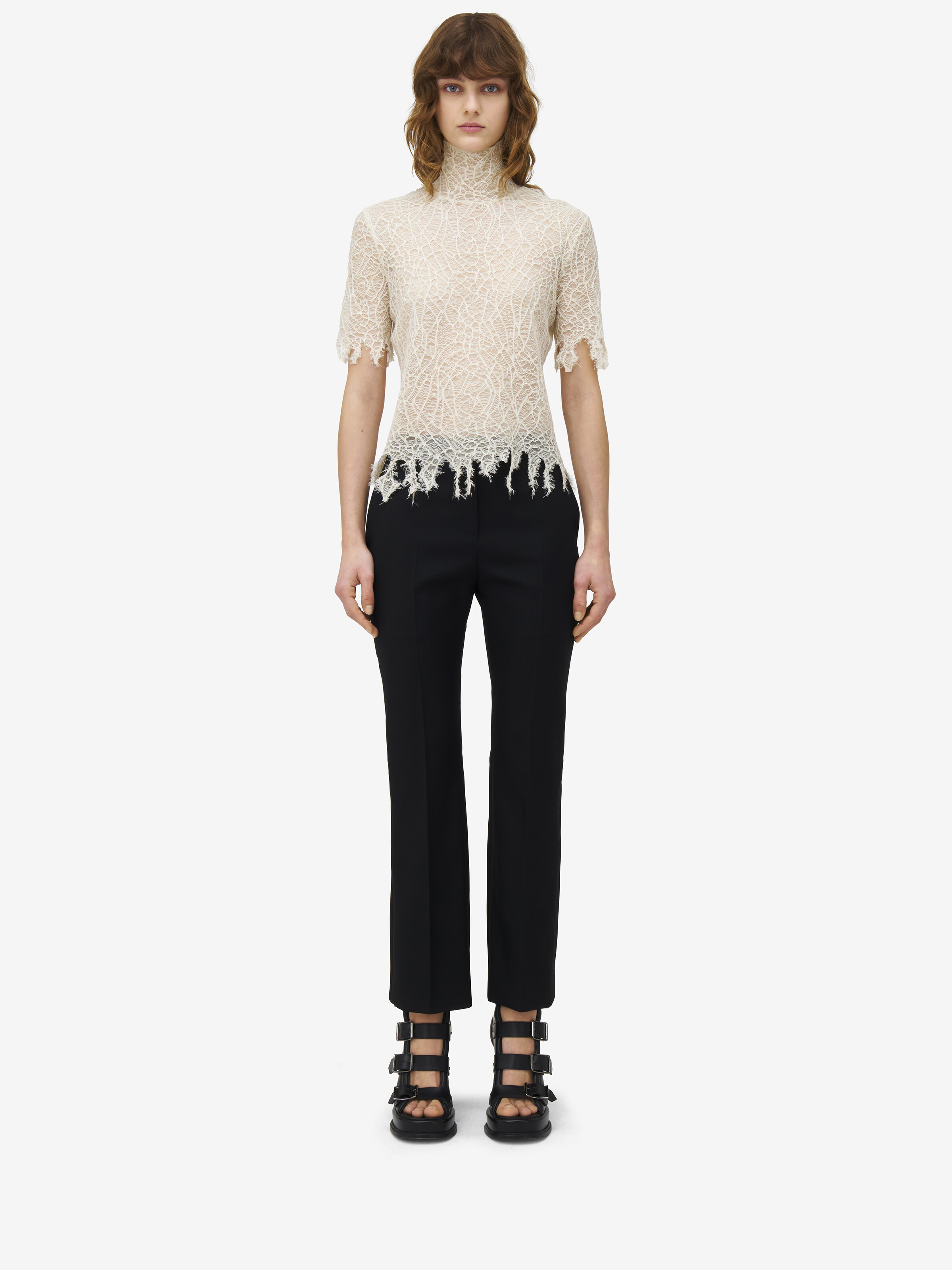 Knitted Cobweb Lace Top - 3