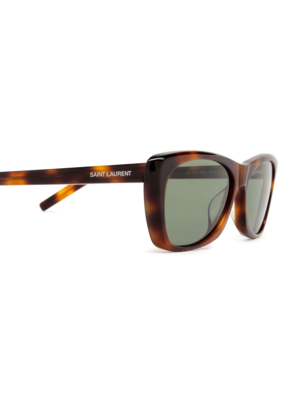 tortoiseshell rectangular sunglasses - 3