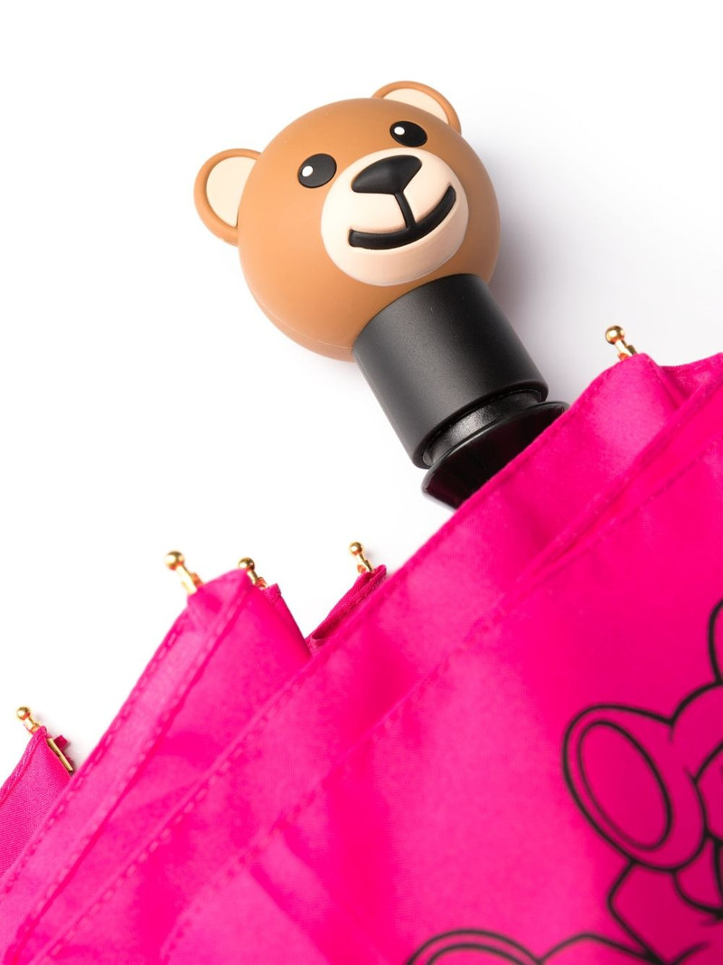 Moschino TEDDY BEAR-MOTIF COMPACT UMBRELLA outlook