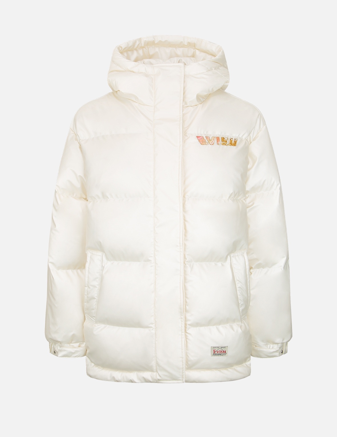 TATTOO KOI PATTERN DAICOCK PRINT DOWN JACKET - 2