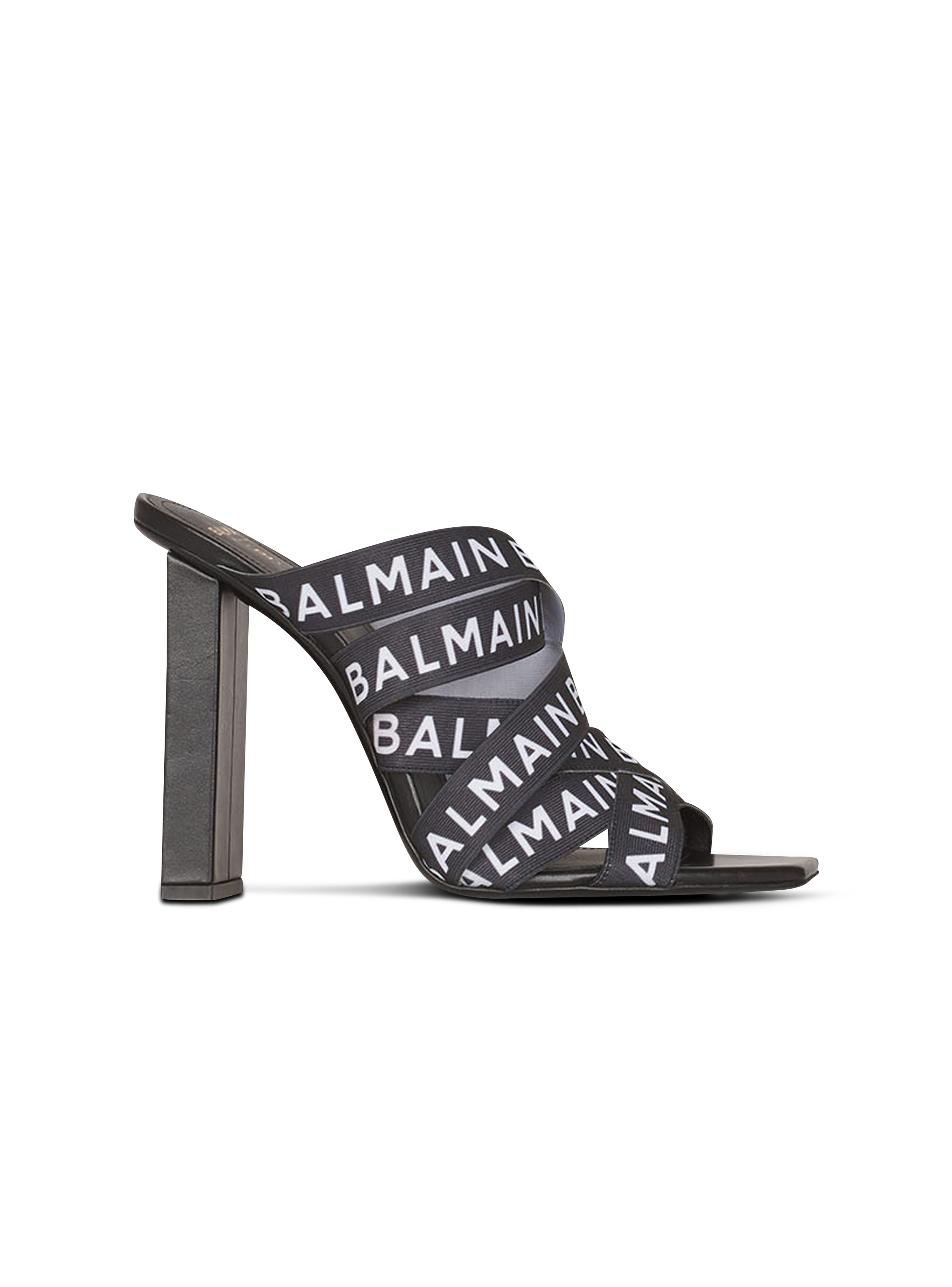 Union sandals with Balmain logo print - 1