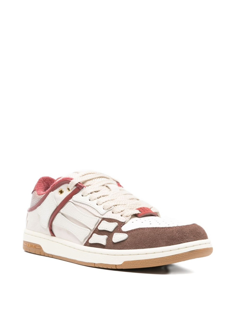 AMIRI XL SKEL TOP LOW LTH TOP SNEAKER TOBACCO outlook