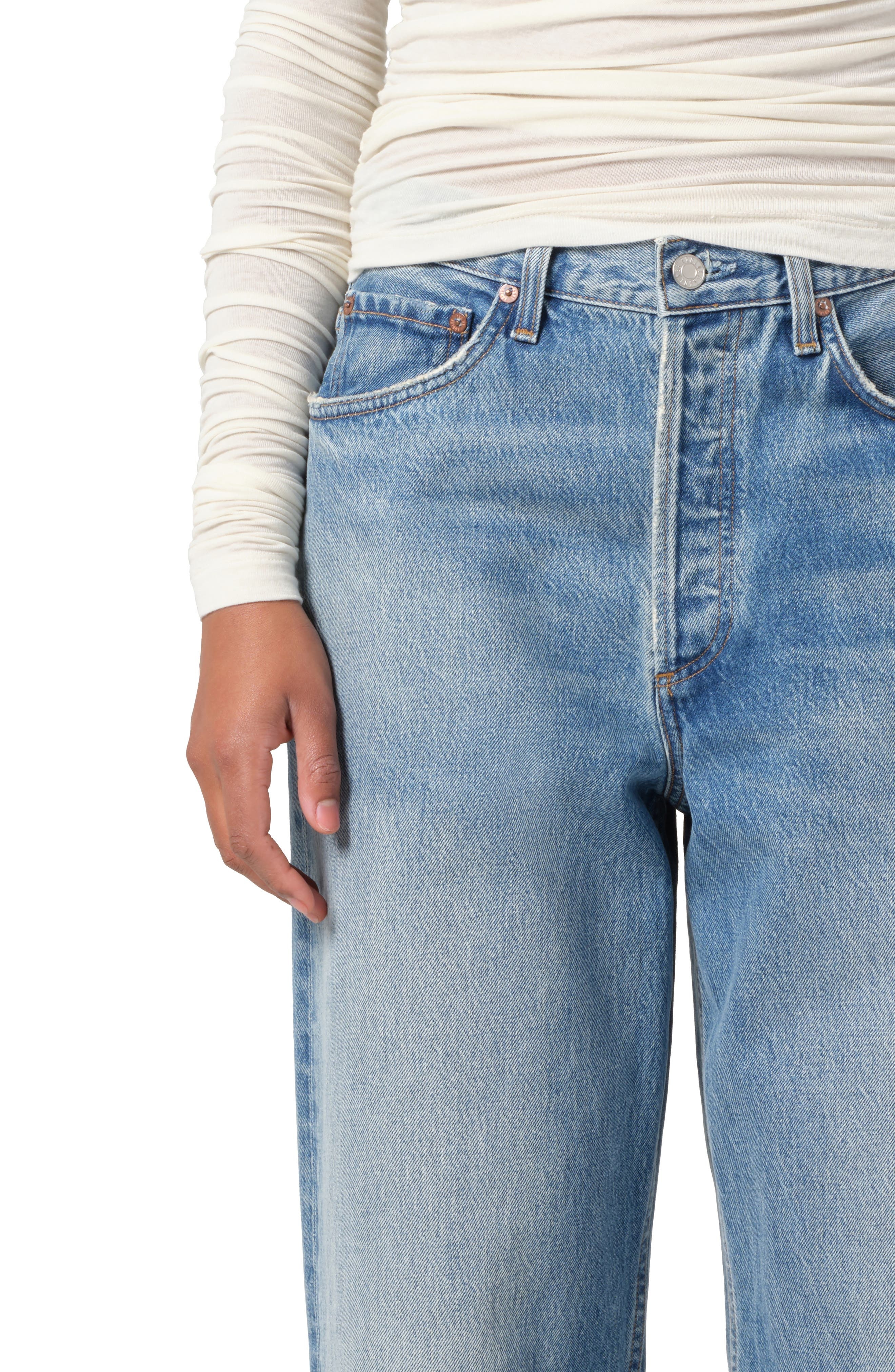 AGOLDE Henson Mid Rise Baggy Jeans in Intuition at Nordstrom - 4