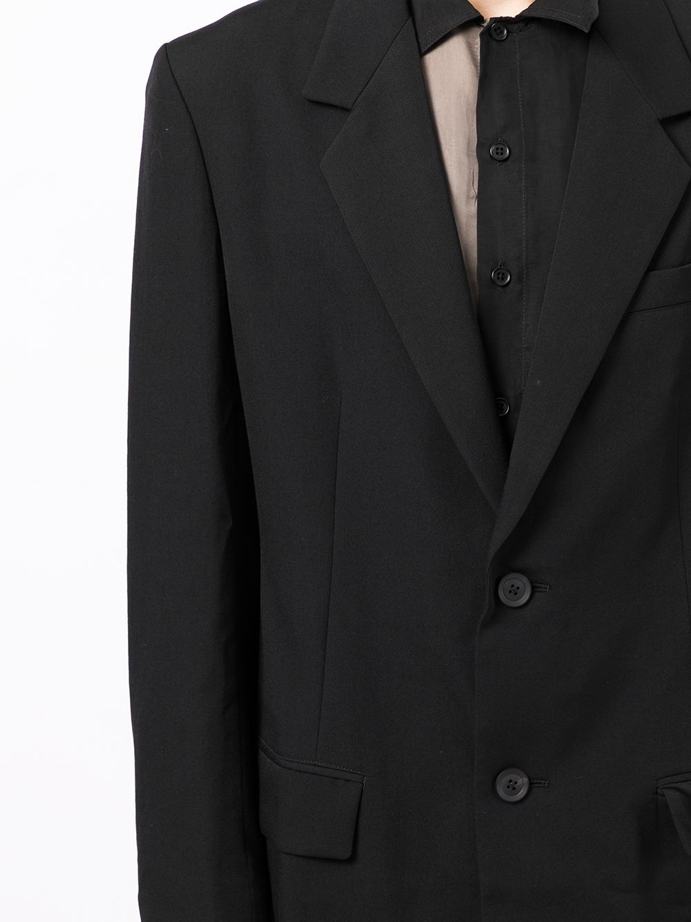 single-breasted tailored blazer - 5