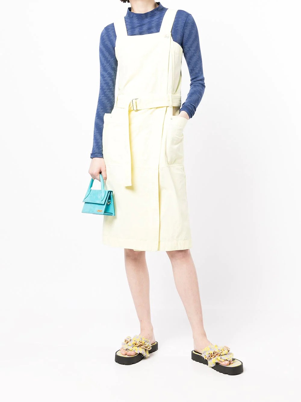 cotton pinafore dress - 2