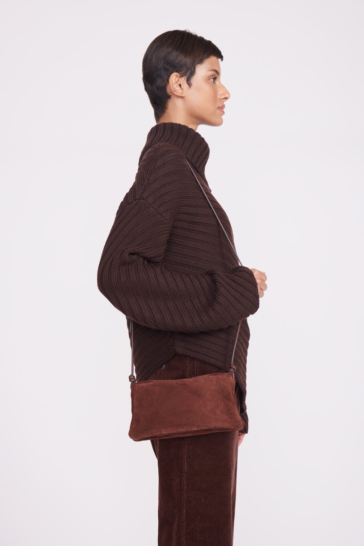 STAUD VIVI CROSSBODY BAG MAHOGANY - 2