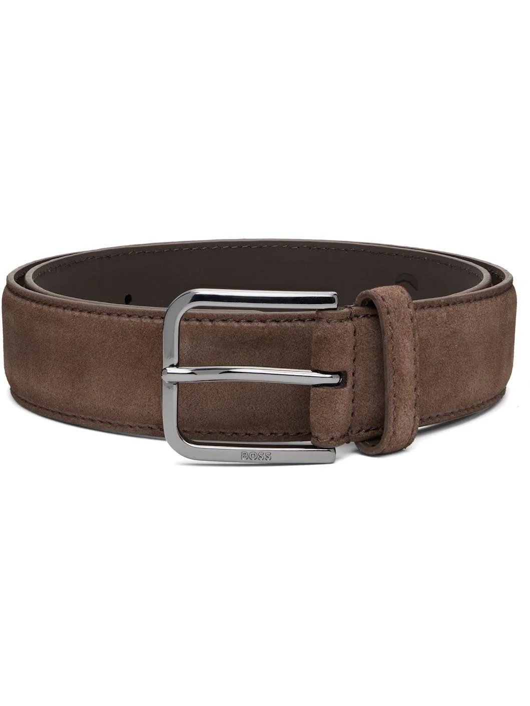 Brown Leather Business Belt - 1