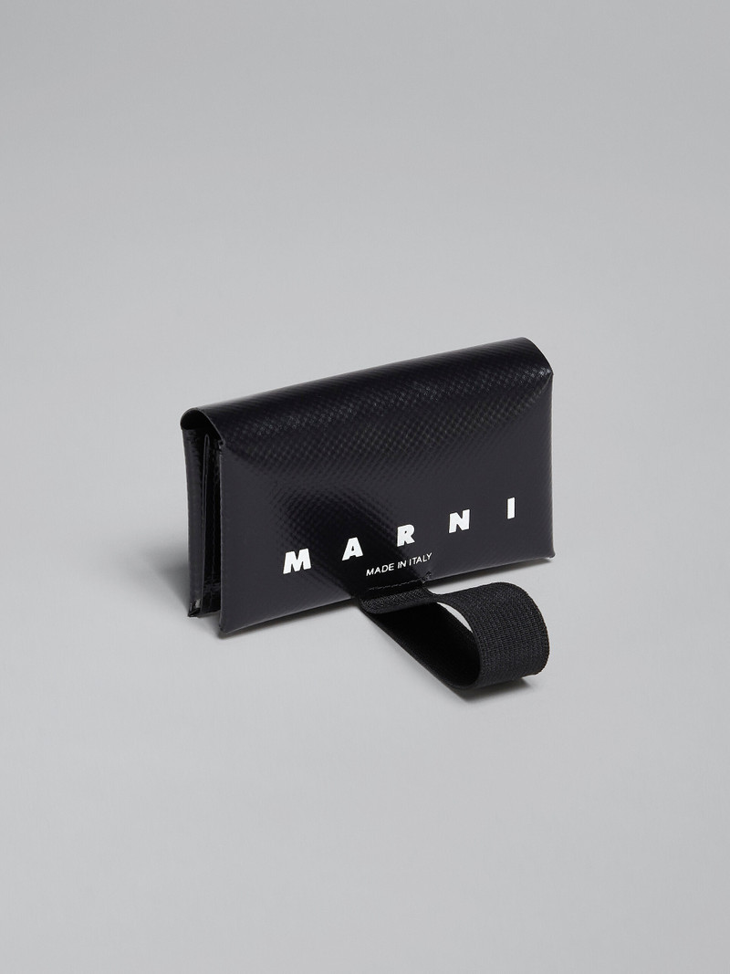 Marni BLACK TRI-FOLD WALLET outlook