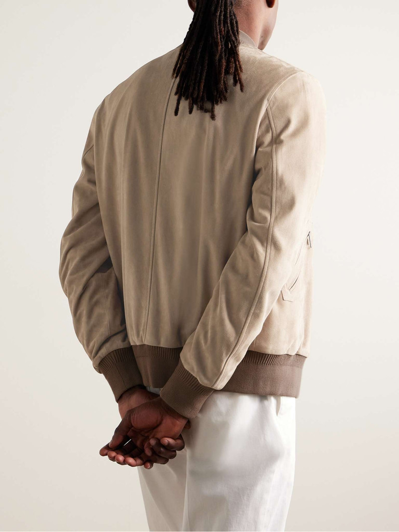 Suede Bomber Jacket 4