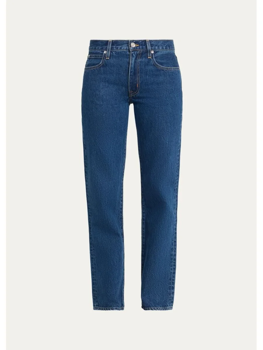 Chloe Low-Rise Straight-Leg Jeans - 1