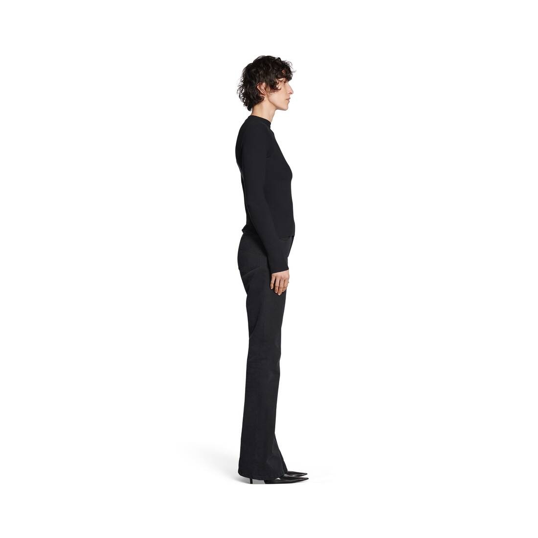 Women's Twisted Top in Black - 3