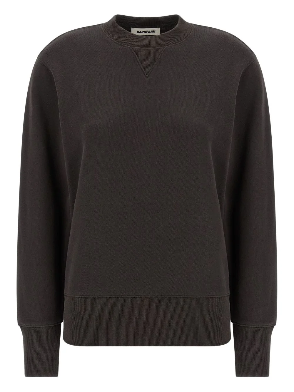 crew-neck cuffed-sleeve sweatshirt - 1