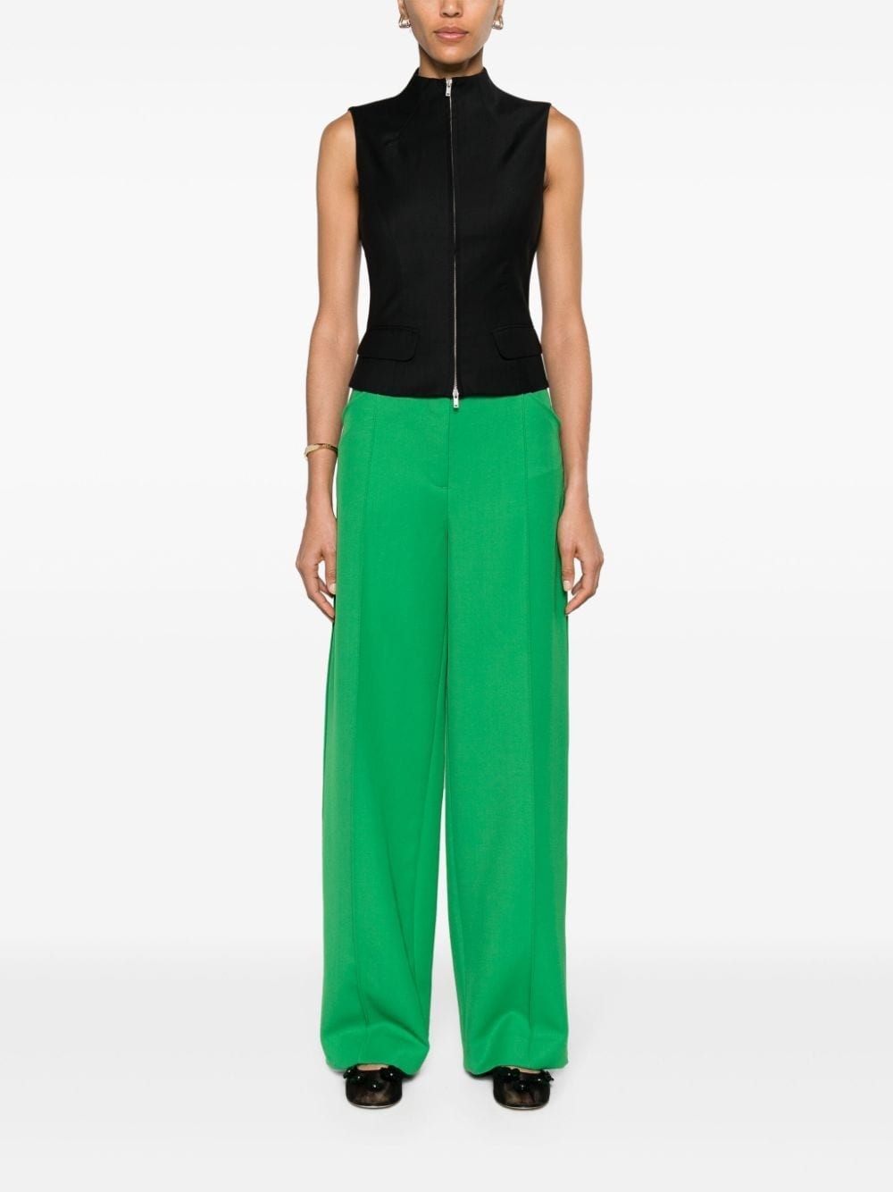 Cavalry high-waist wide-leg trousers - 4