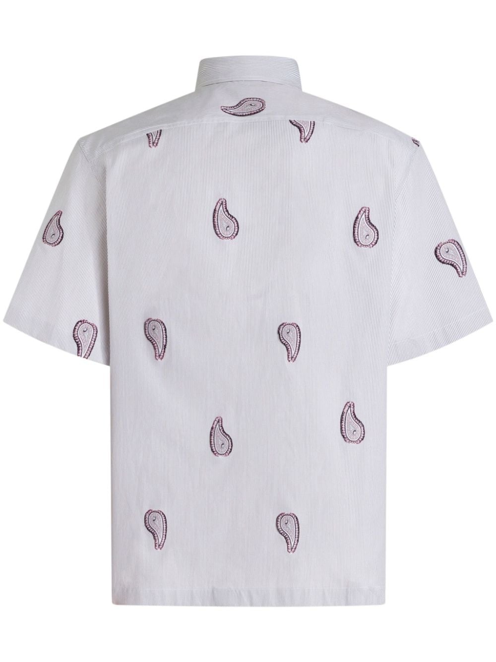 paisley-print cotton shirt - 6