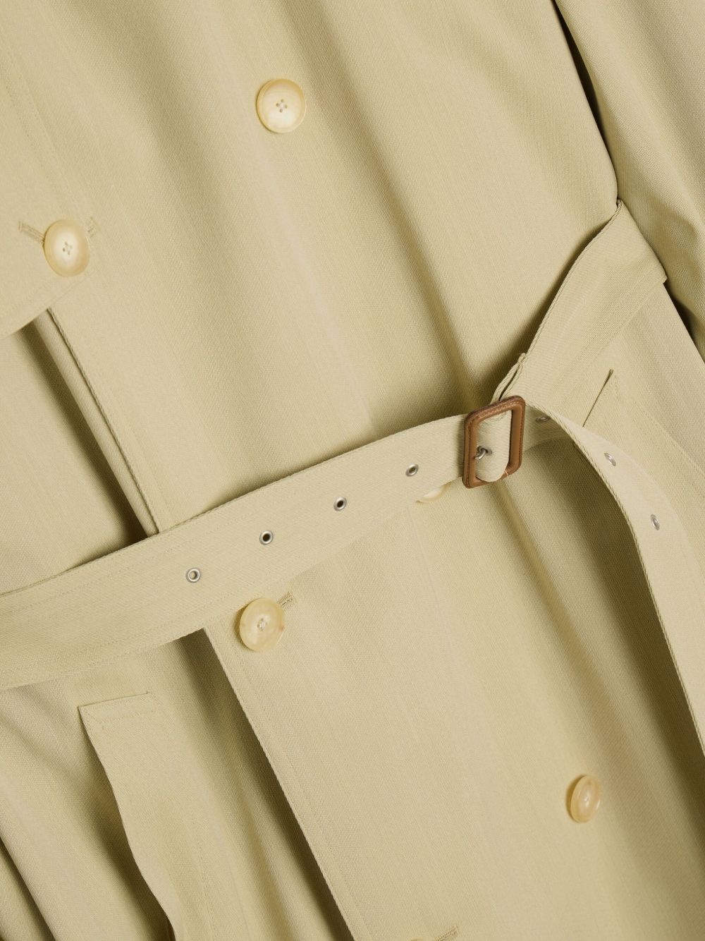 wool trench coat - 4