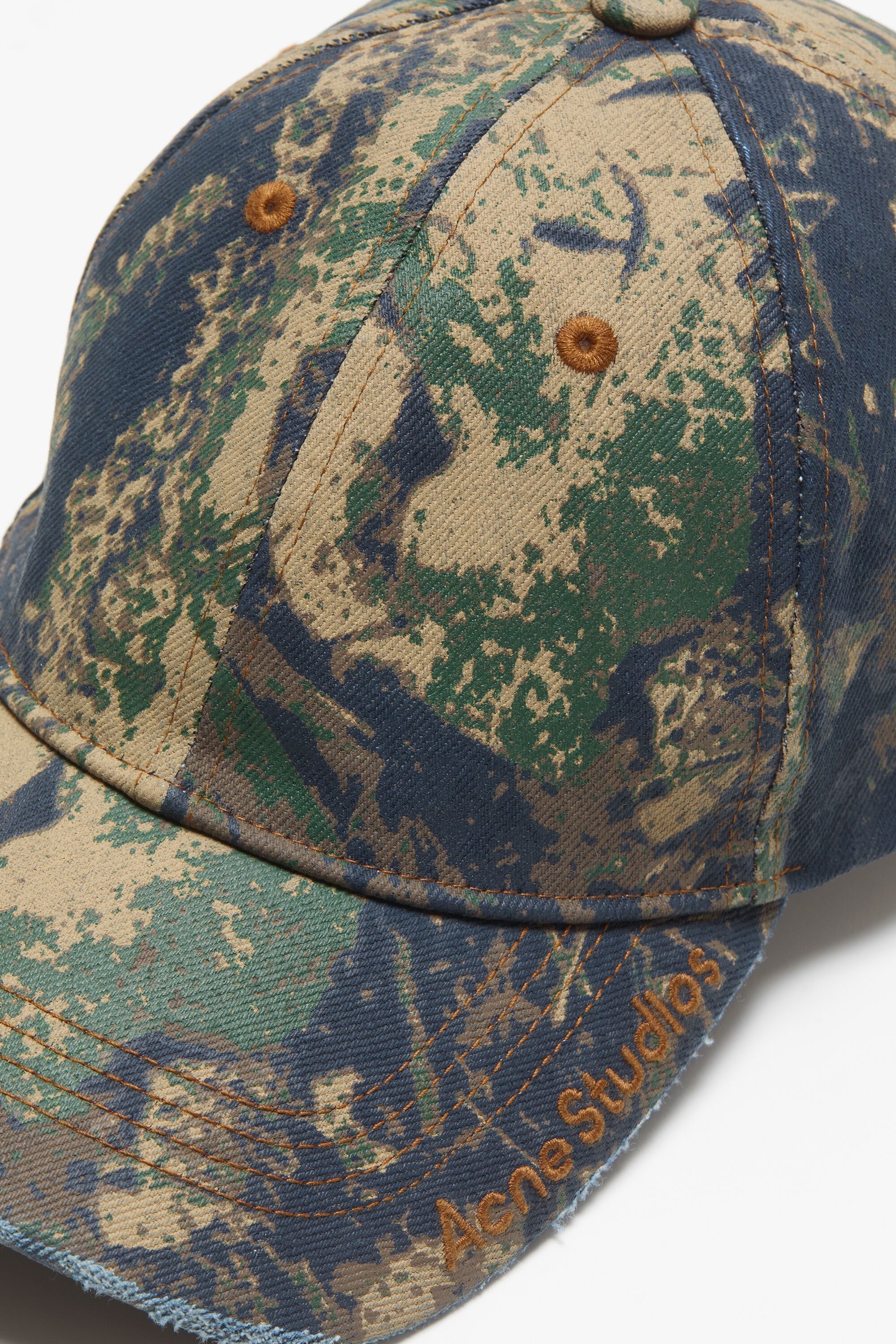 Cotton ripstop cap - Brown - 3