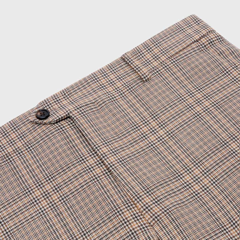 BOOTCUT PANTS IN PRINCE OF WALES CHECK WOOL 3