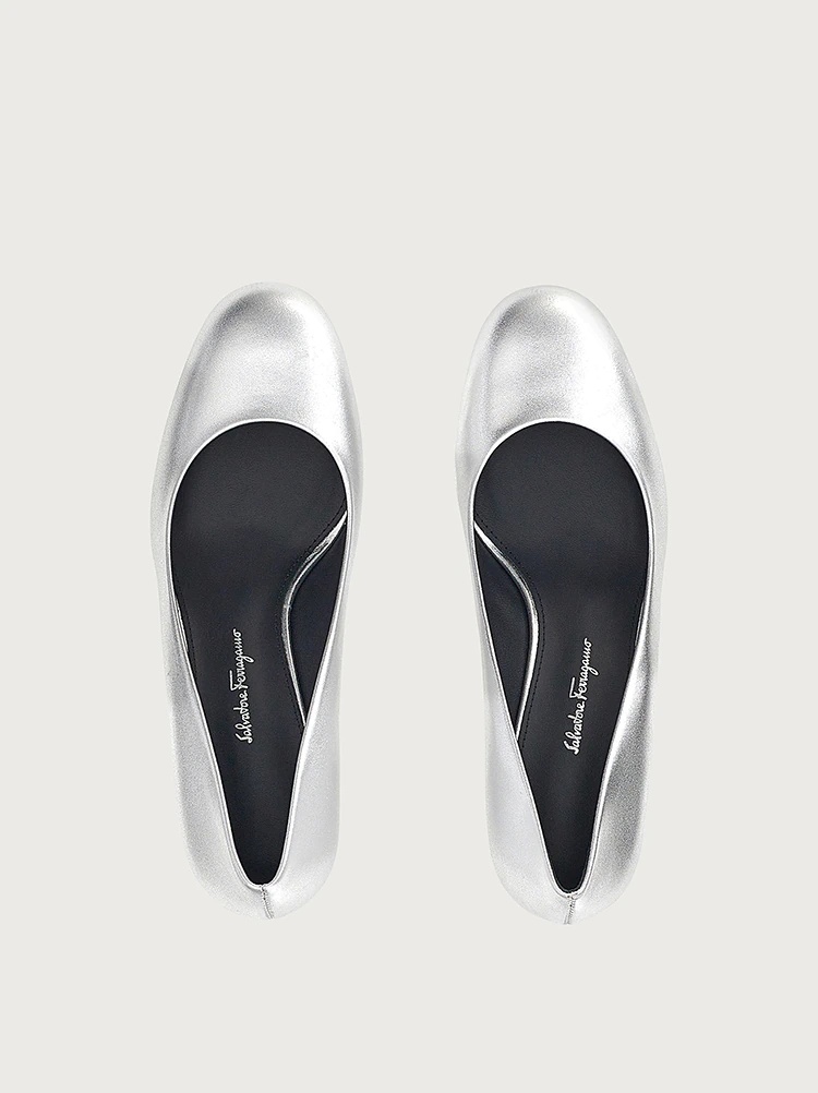 MIRRORED HEEL PUMP SHOE - 4