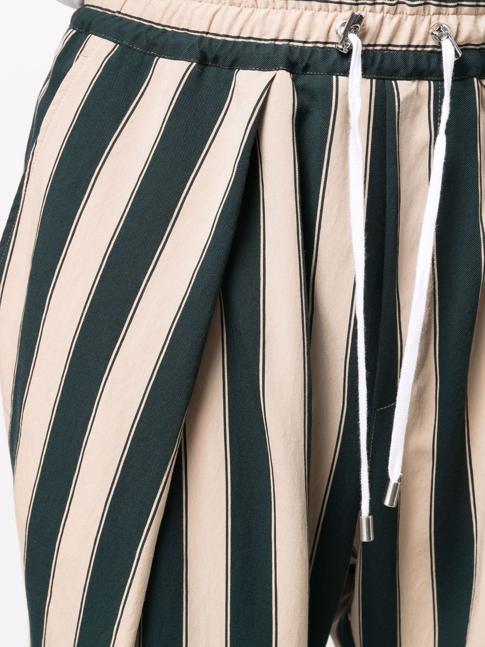 striped cropped trousers - 5