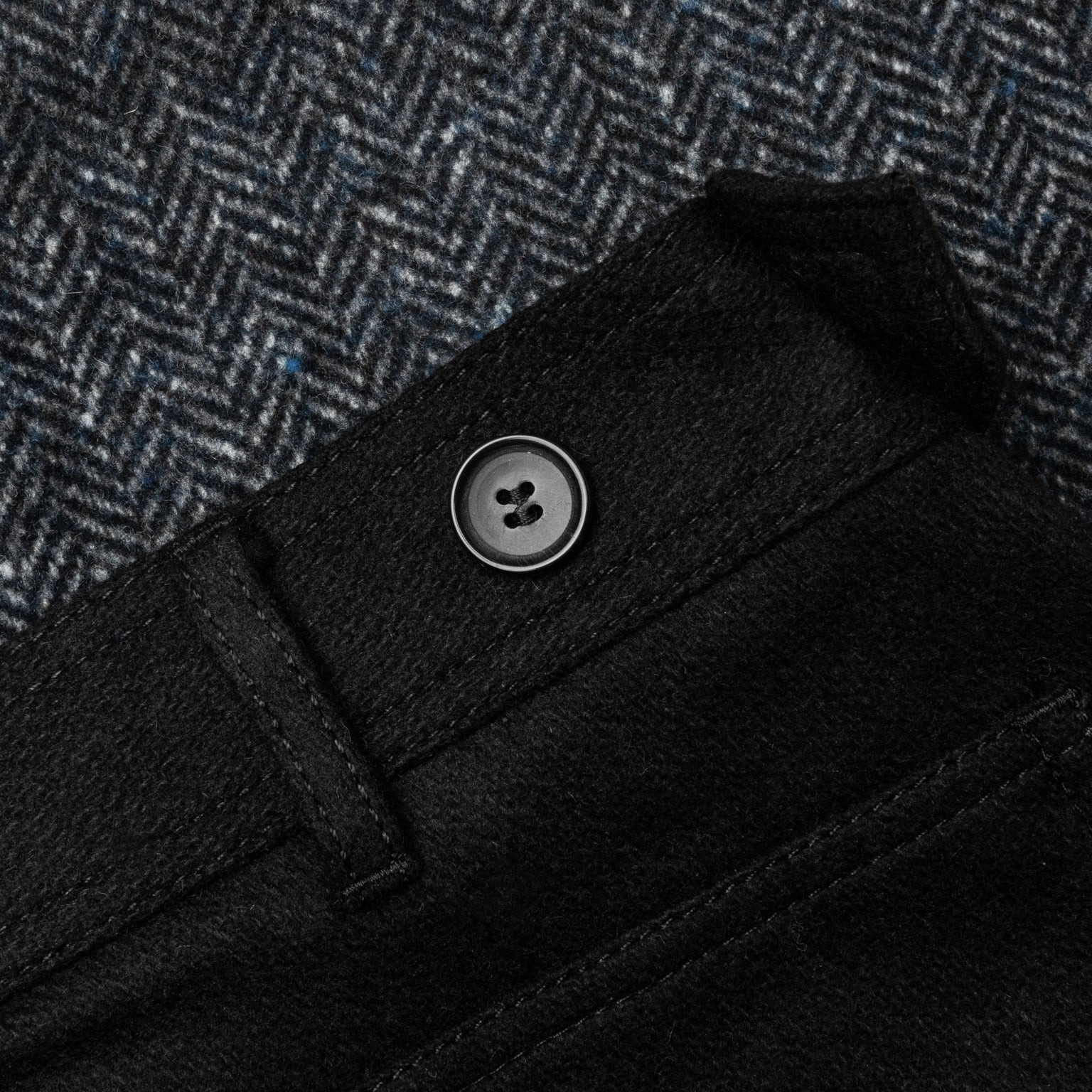 COMME DES GARCONS SHIRT WOVEN PANTS - BLACK/NAVY - 5