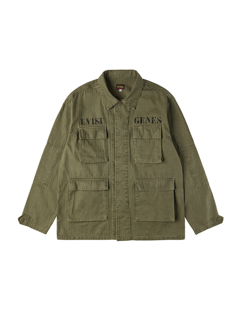 EVISU Light Weight Military Overshirt outlook
