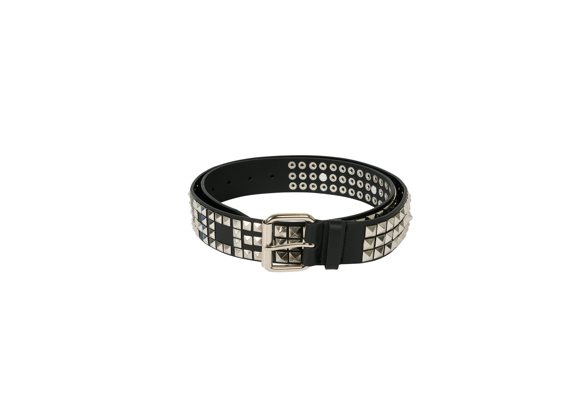 STUDDED BELT BLACK - 2