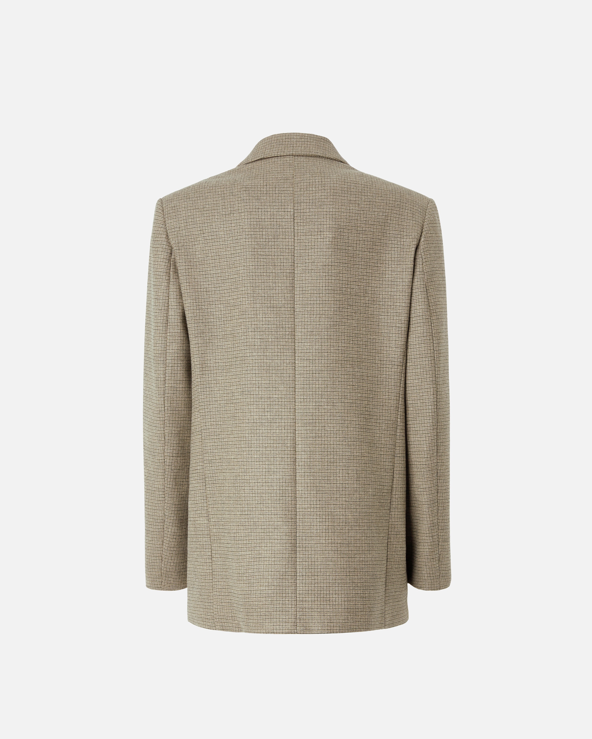 OVERSIZED DOUBLE-BREASTED CHECK BLAZER - 6