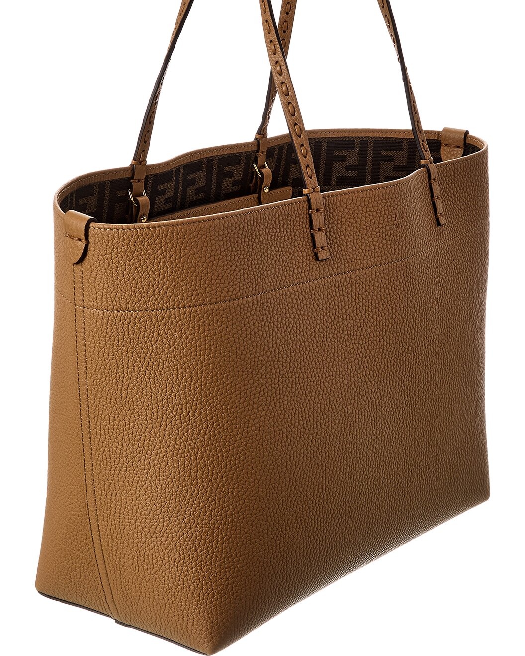 FENDI Roll Medium Leather Tote - 3