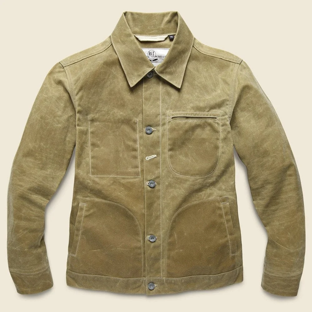 Supply Jacket - Waxed Tan Ridgeline - 1
