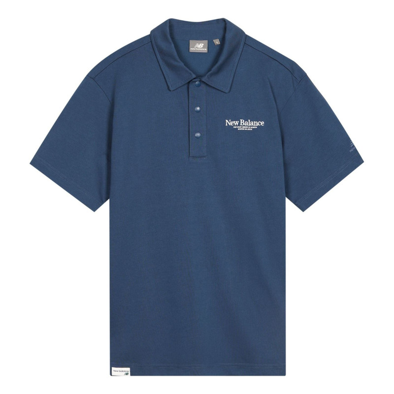 New Balance Sport Lifestyle Polo Tee 'Blue' 5FD24193-NV - 1