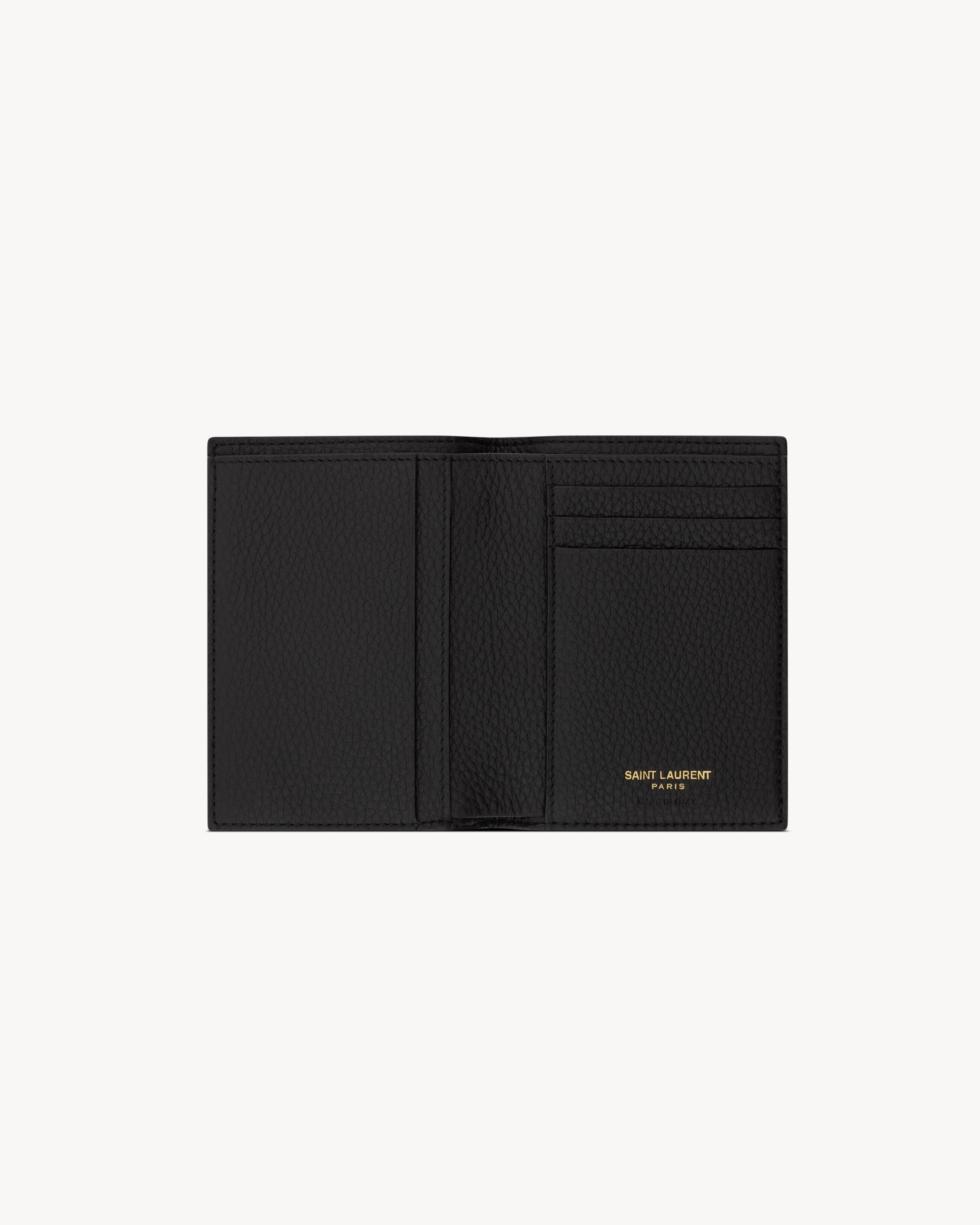 TINY CASSANDRE CREDIT CARD WALLET IN GRAINED LEATHER - 3