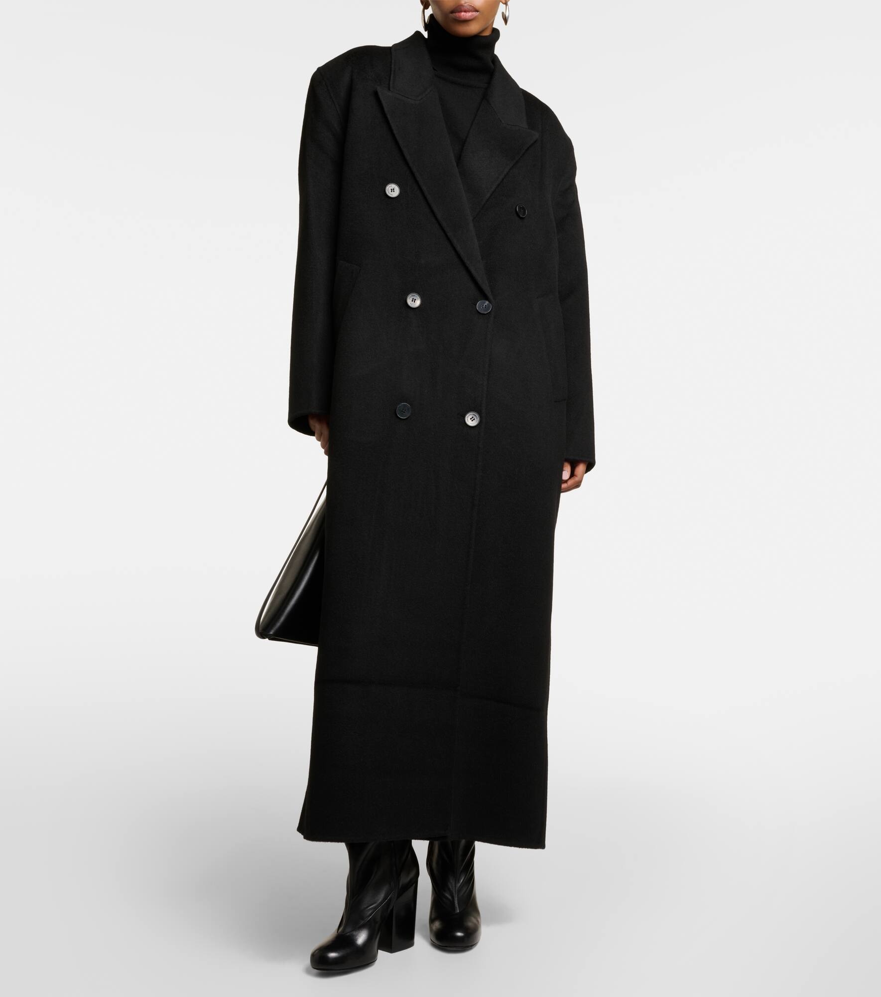 Gaia oversized wool-blend coat - 6