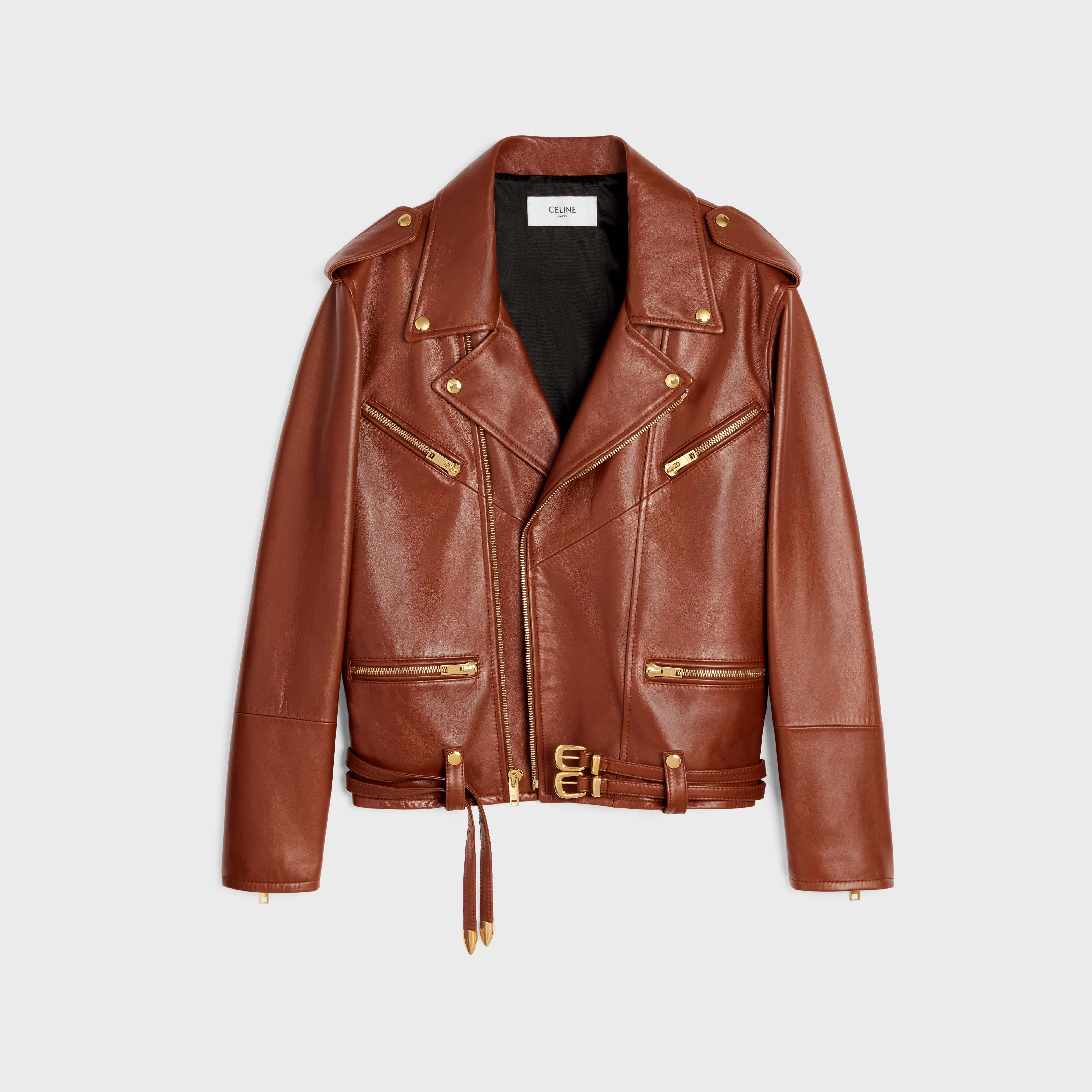 BIKER JACKET IN SOFT LAMBSKIN