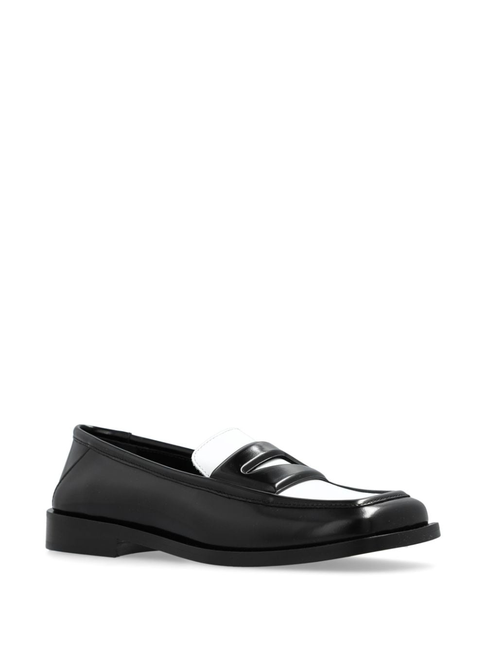 Amanda two-tone leather loafers - 2
