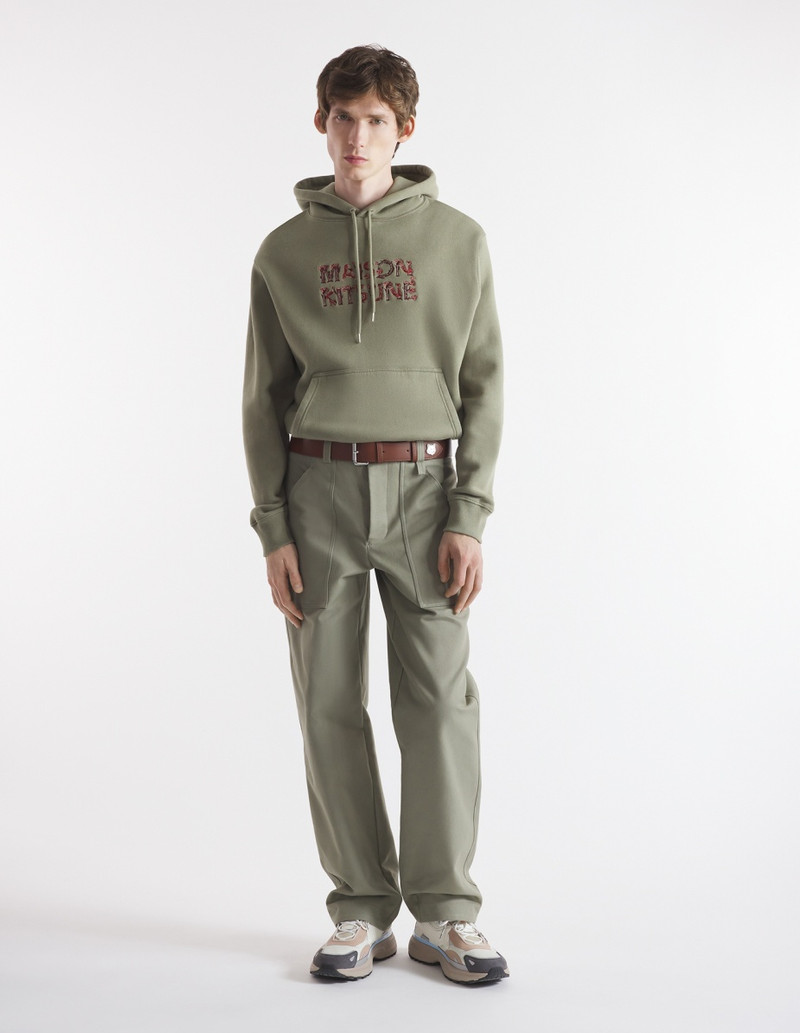 Maison Kitsuné WOODLAND ALPHABET COMFORT HOODIE outlook