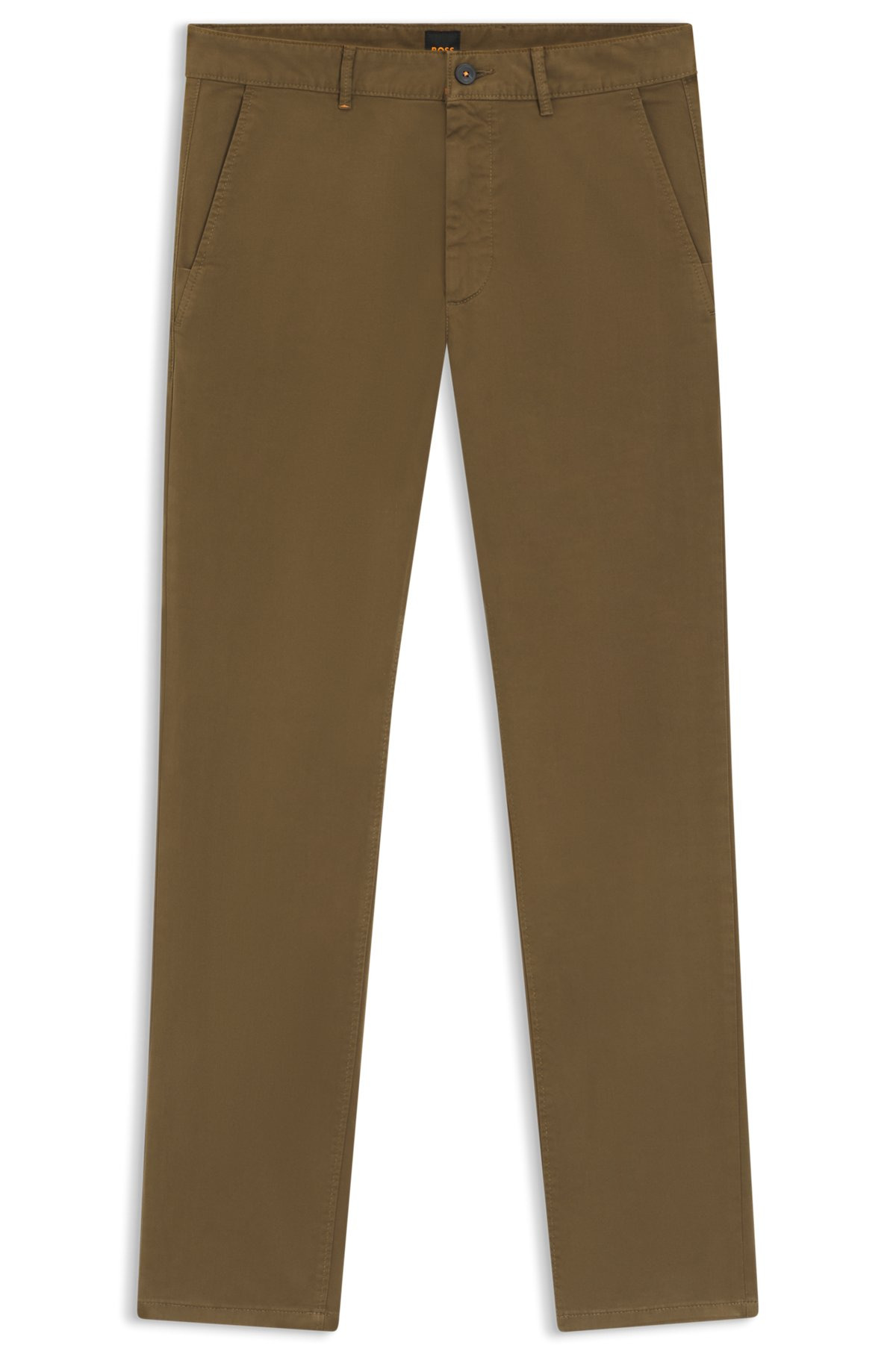 SLIM-FIT CHINOS IN STRETCH COTTON - 1