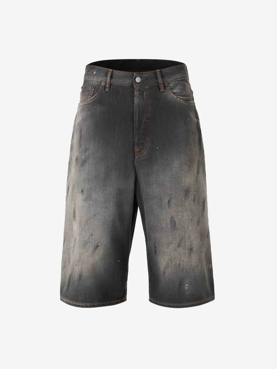 Acne Studios Wide Denim Bermudas - 1
