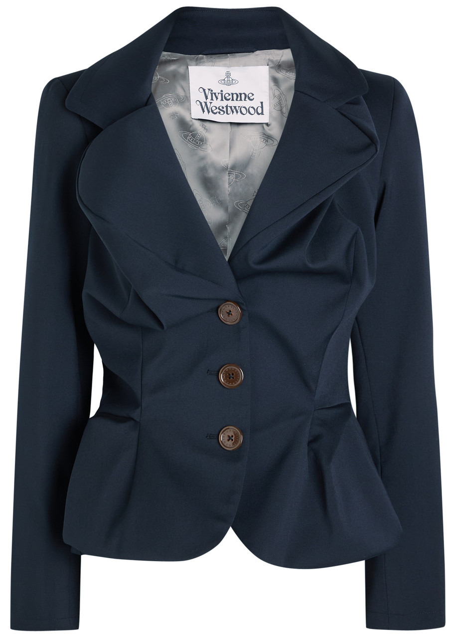 Vivienne Westwood Drunken Draped Wool Jacket - 1