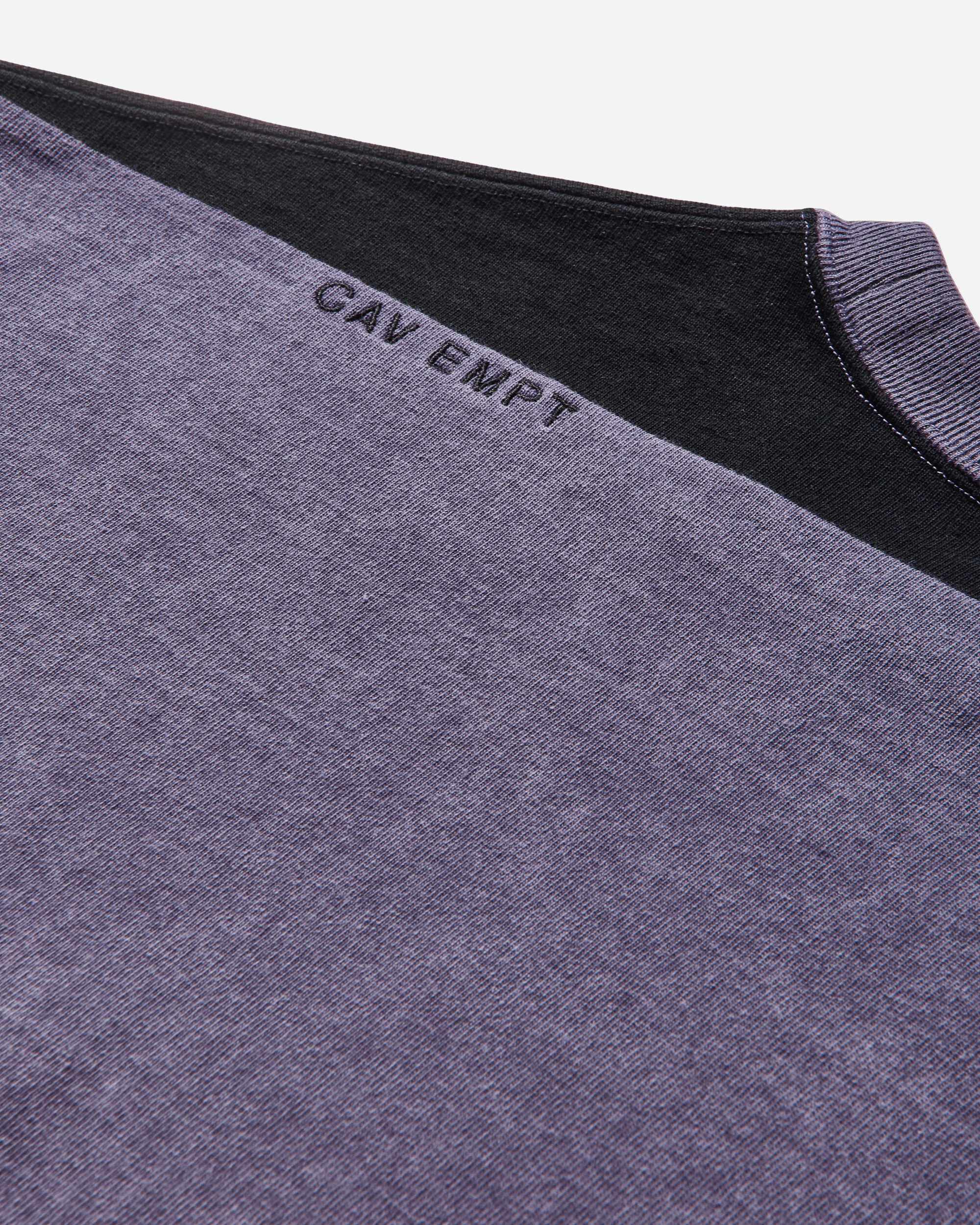 Men's Overdye Stripe Longsleeve T-Shirt Purple - 4