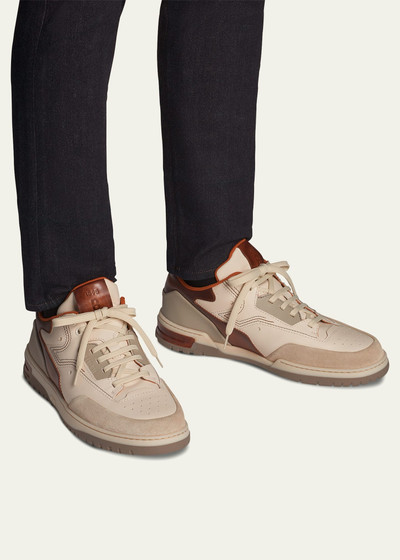 Berluti Men's Playoff Leather Low-Top Sneakers outlook