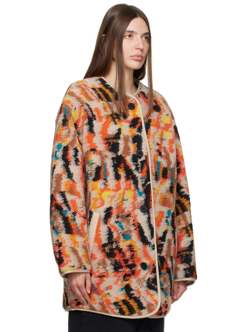 Orange Himemma Reversible Coat 2