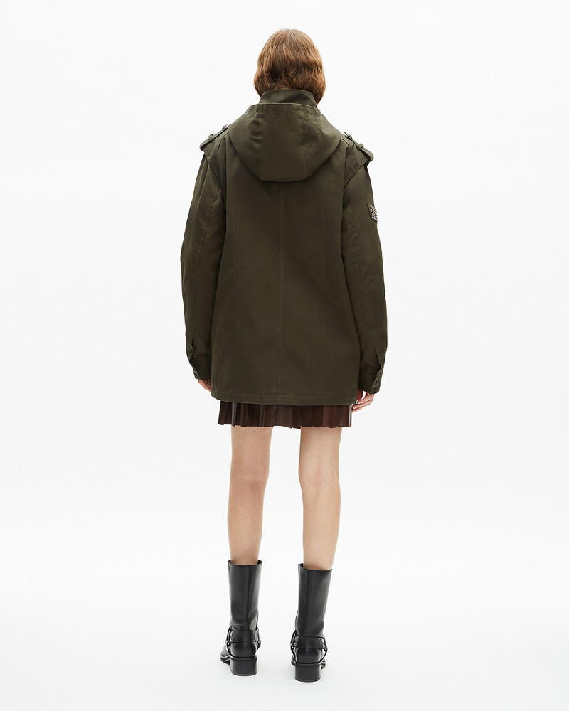 KHAKI HOODED PARKA 4