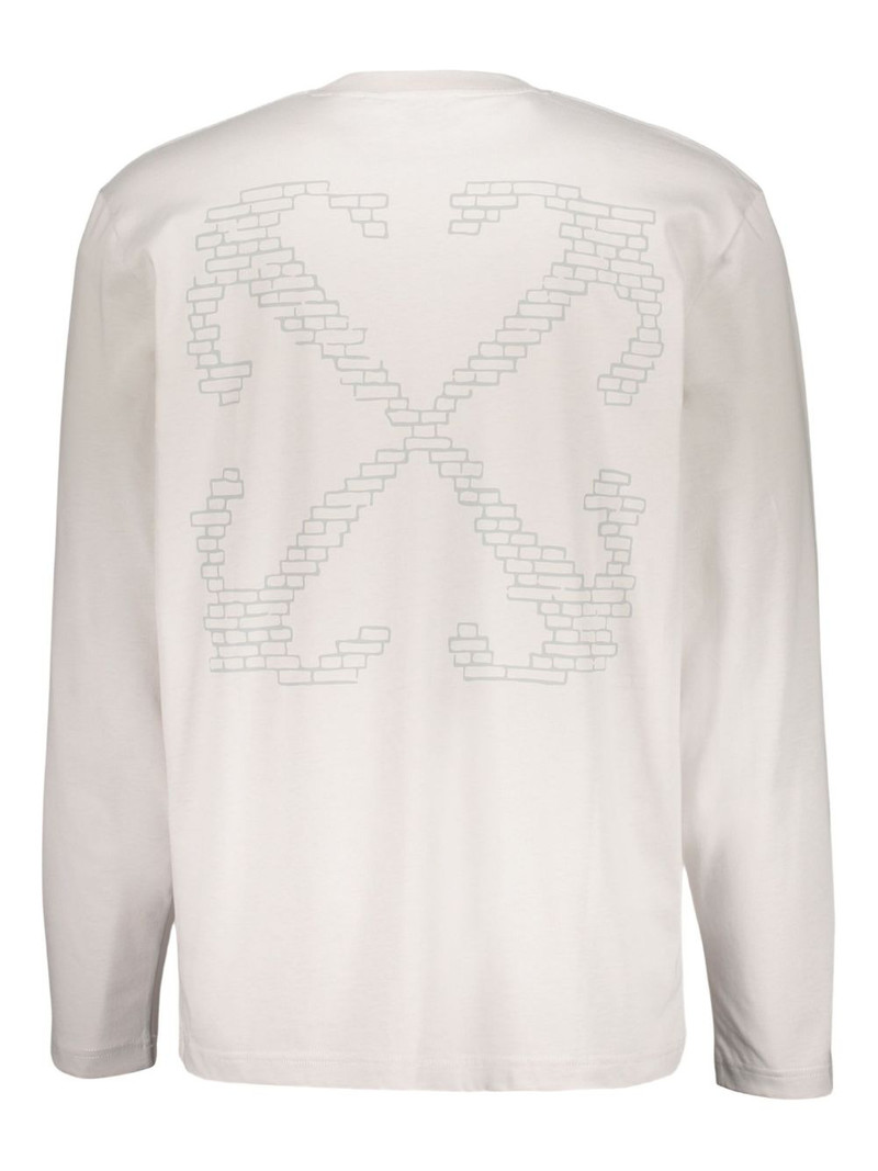Off-White long-sleeve round-neck t-shirt outlook